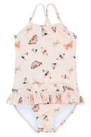 petit piao | Badeanzug | Fog Butterfly AOP