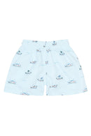 petit piao | Badehose | Illusion Blue Boat AOP