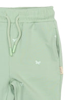petit piao | Jogginghose | Frosty Green Butterfly EMB