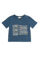petit piao | T-Shirt | Dark Denim