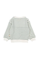 petit piao | Sweatshirt | Off white/green