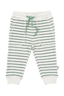 petit piao | Jogginghose | Off white/green