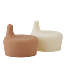 BY LILLE VILDE – TRINKLERNAUFSÄTZE "SIPPY LIDS" (TERRA & CREAM)