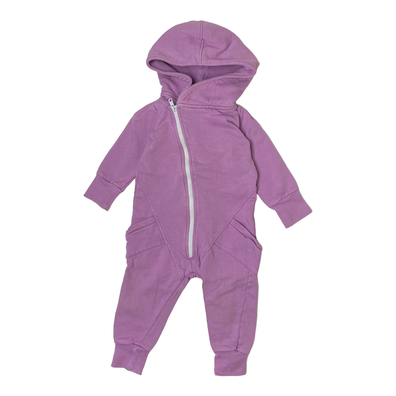 Gugguu sweat jumpsuit, plum | 86cm