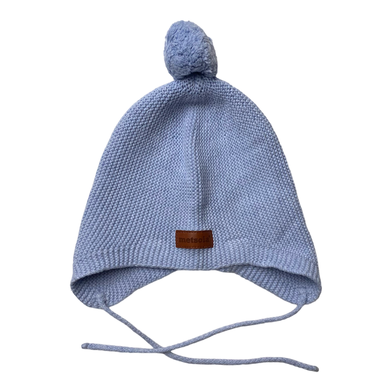 Metsola crochet beanie, baby blue | 6-12m