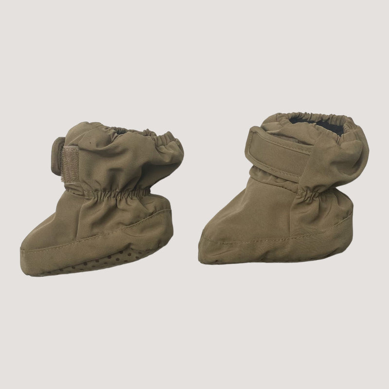 Liewood baby winter boots, tan | 3-6m