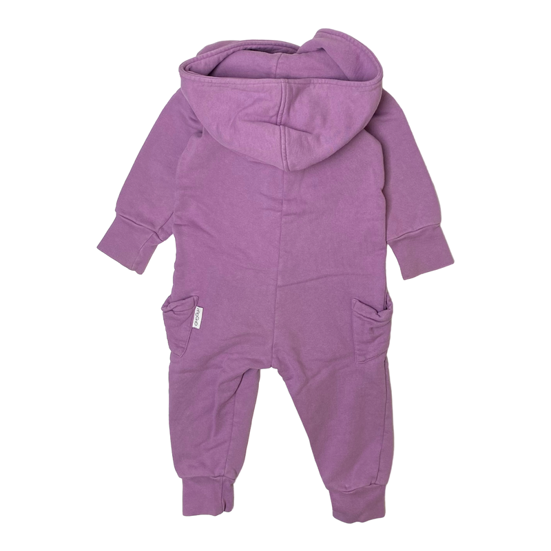 Gugguu sweat jumpsuit, plum | 86cm