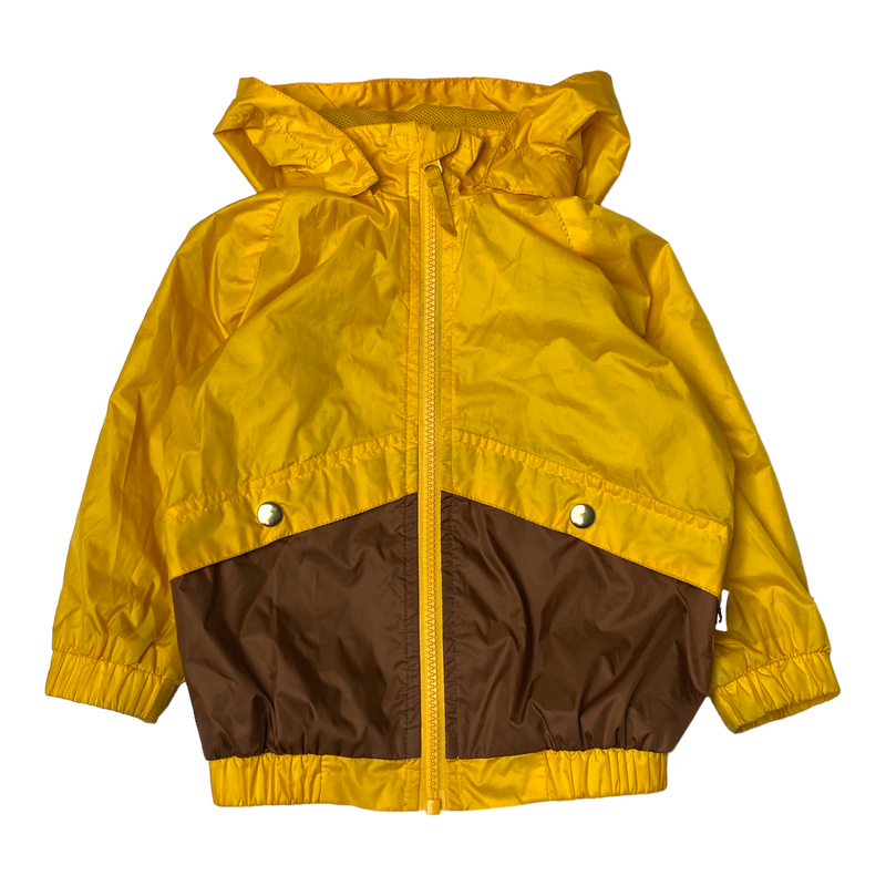 Mini Rodini windbreaker jacket, yellow | 80/86cm