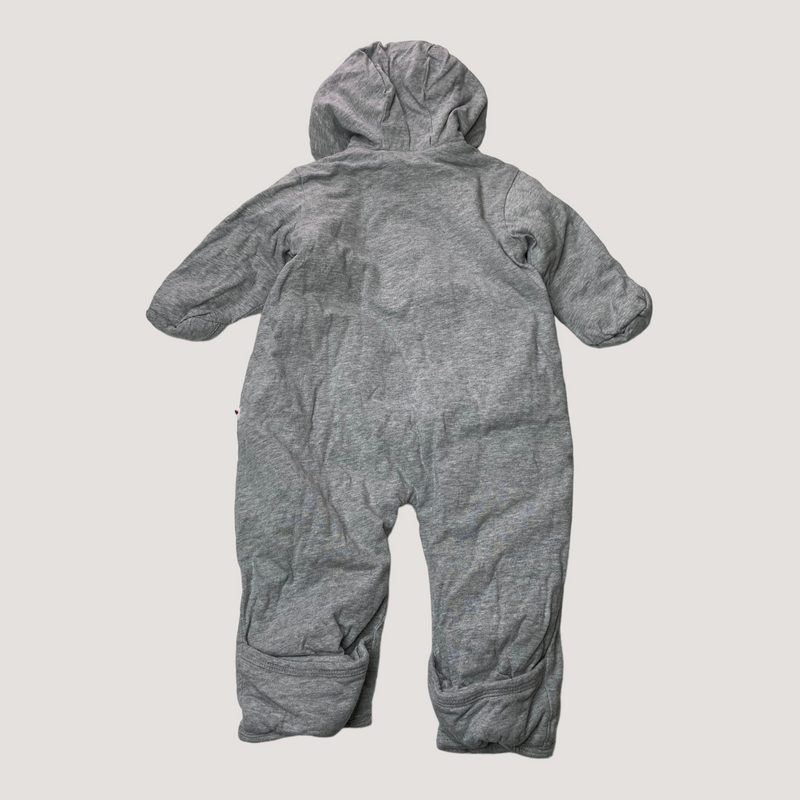 Reima baby cotton padded overall, gray | 68/74cm