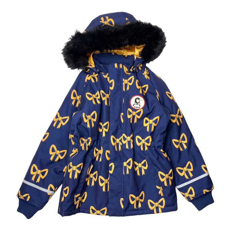 Mini Rodini K2 winter parka, bows | 140/146cm