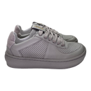 VIBAe London Bio leather sneakers, acciaio/grey | 35