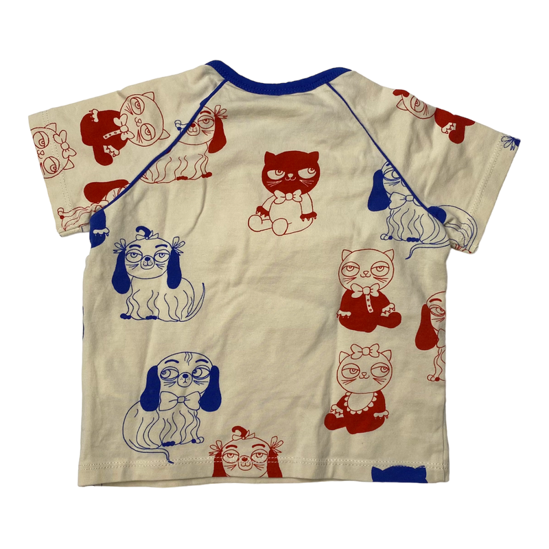 Mini Rodini t-shirt, cats and dogs | 68/74cm