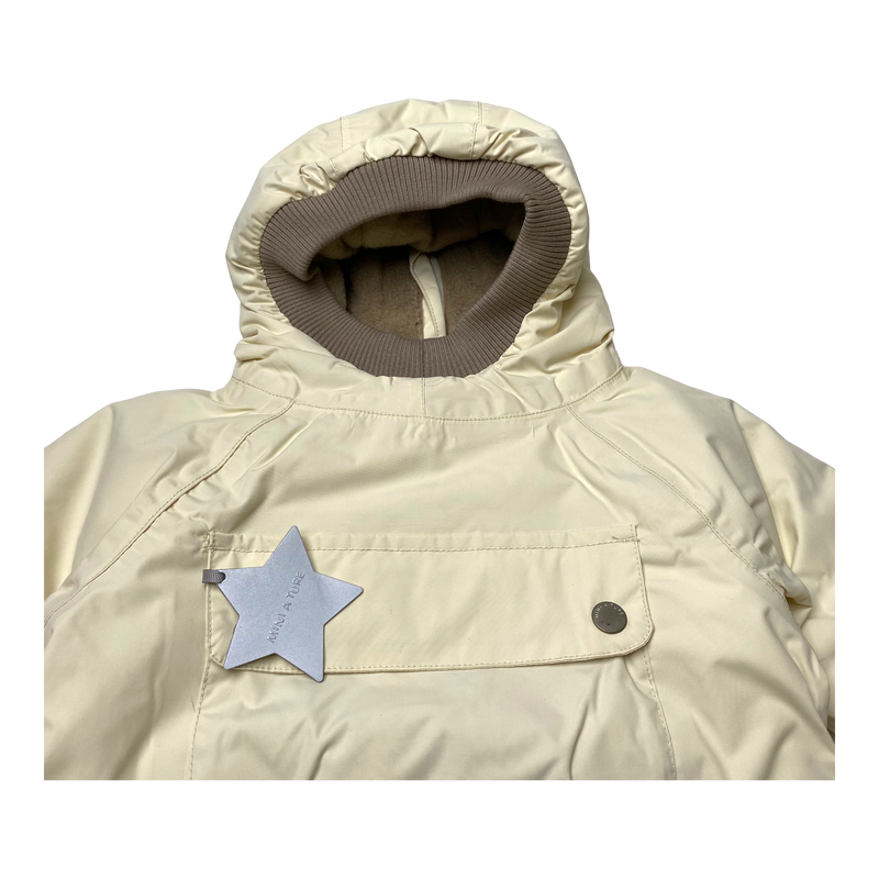 Mini A Ture baby wen winter anorak, angora cream | 74cm