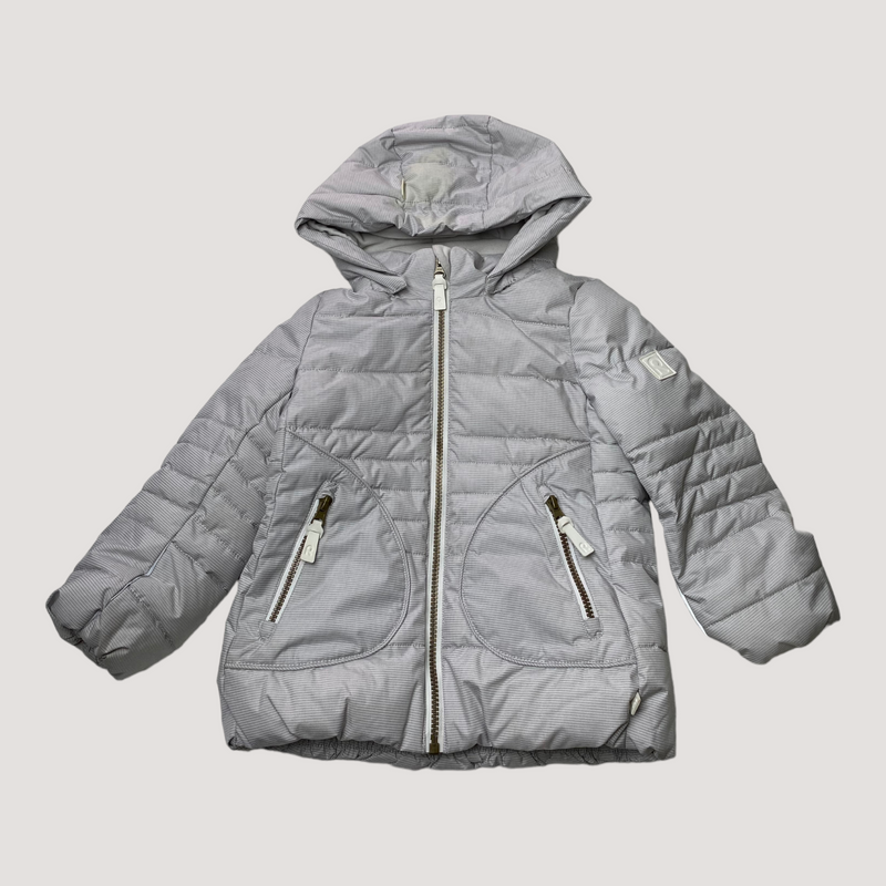 Reima Meissa winter jacket, platinum/white | 98cm