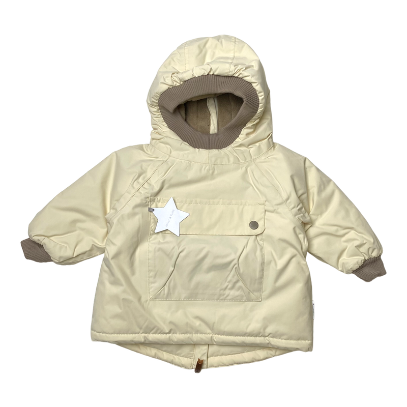 Mini A Ture baby wen winter anorak, angora cream | 74cm