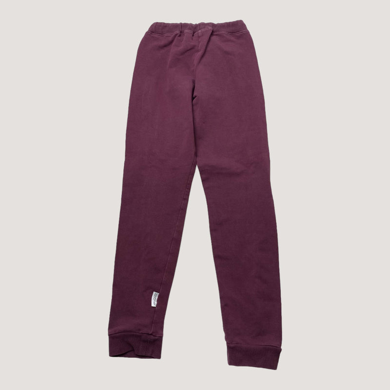 Gugguu frill sweatpants, wine | 146cm