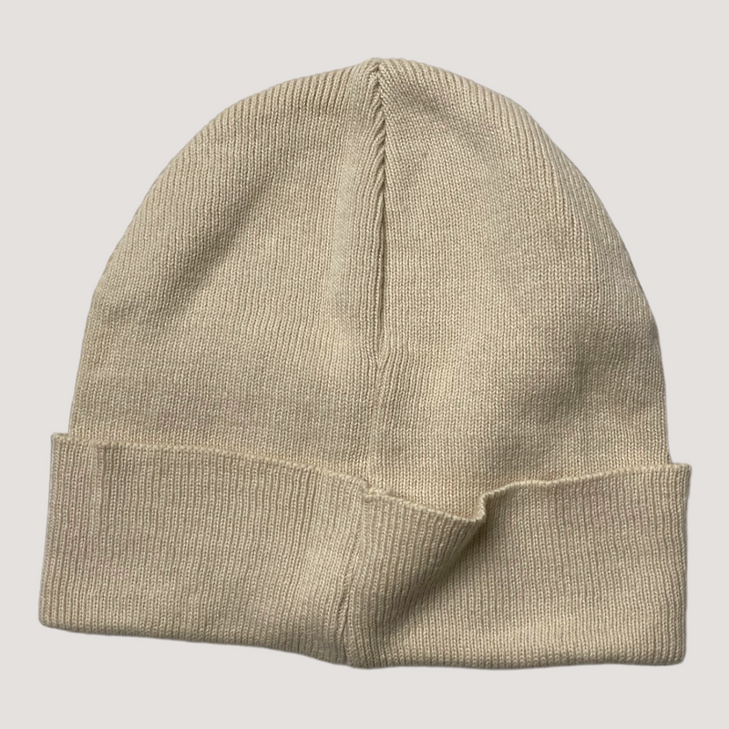 Gugguu cotton knitted beanie, cream | 54/55cm