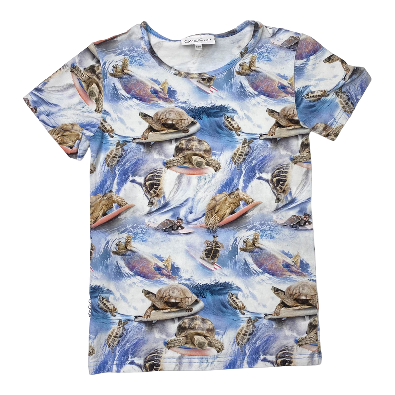 Gugguu t-shirt, surfing turtle | 128cm