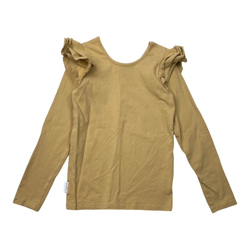 Gugguu frill shirt, amber | 134cm