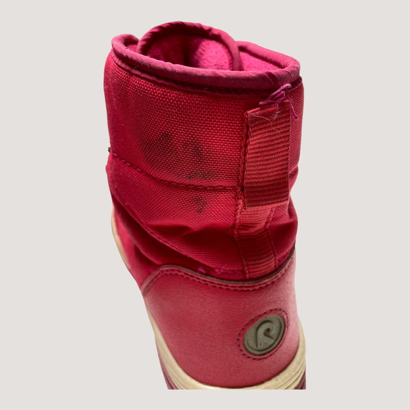 Reima padded winter boots, hot pink | 35