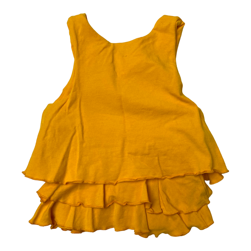 Gugguu frill tank top, amber | 80cm