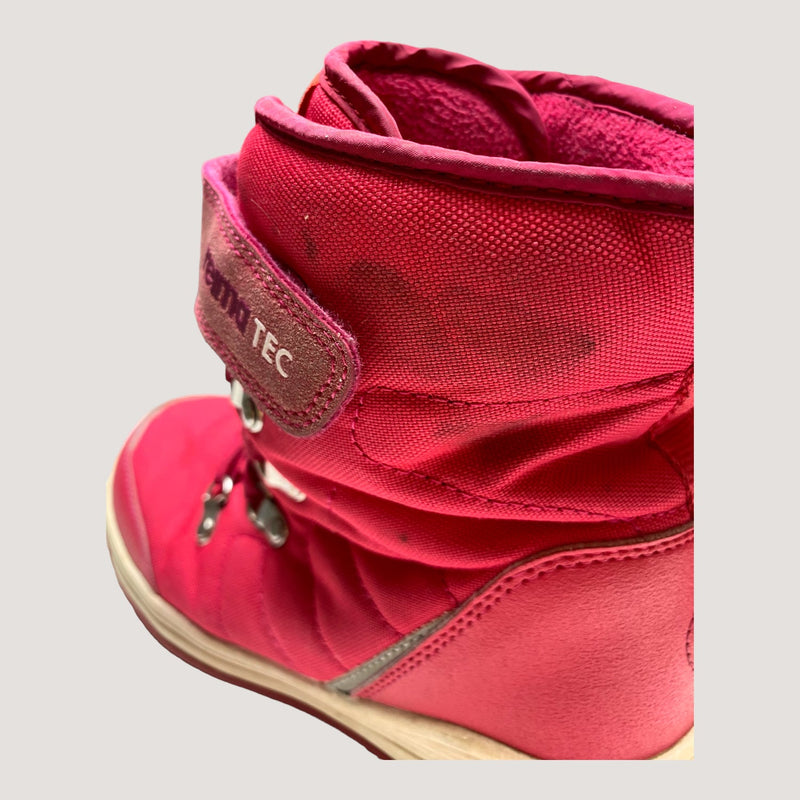 Reima padded winter boots, hot pink | 35