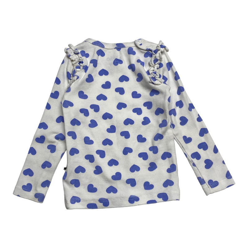 Molo shirt, hearts | 80cm 