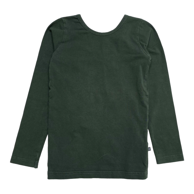 Kaiko cross shirt, hunter green | 122cm