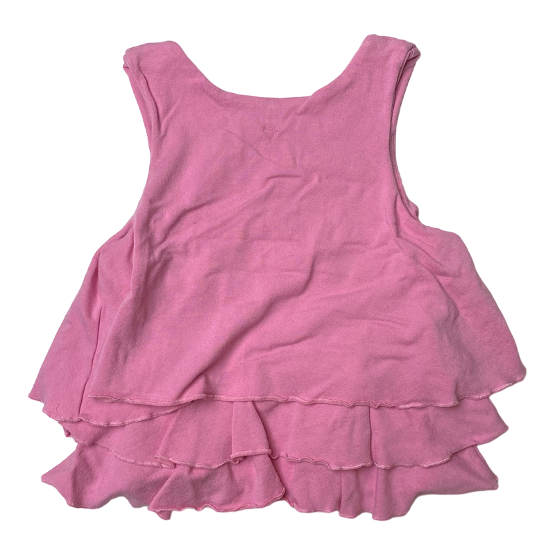 Gugguu frilla top, salmon pink | 80cm