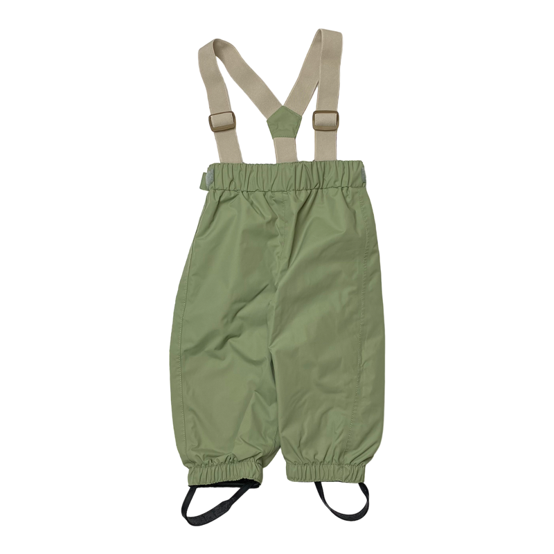 Mini A Ture wilians suspenders pants, oil green | 68cm