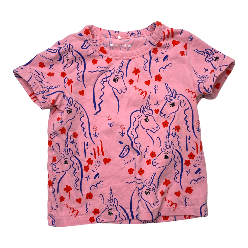 Mini Rodini t-shirt, unicorn | 92/98cm