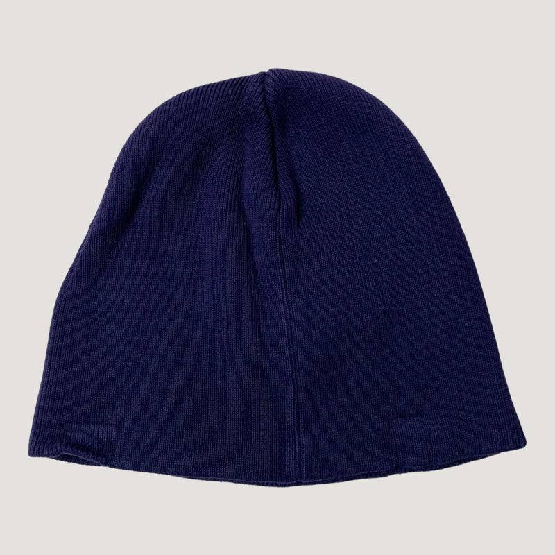 Mini Rodini knitted panda beanie, midnight blue | 48/50cm