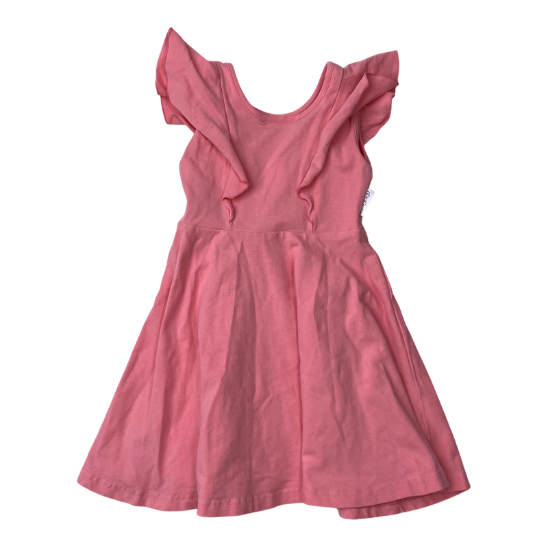 Gugguu sleeveless dress, coral pink | 92cm