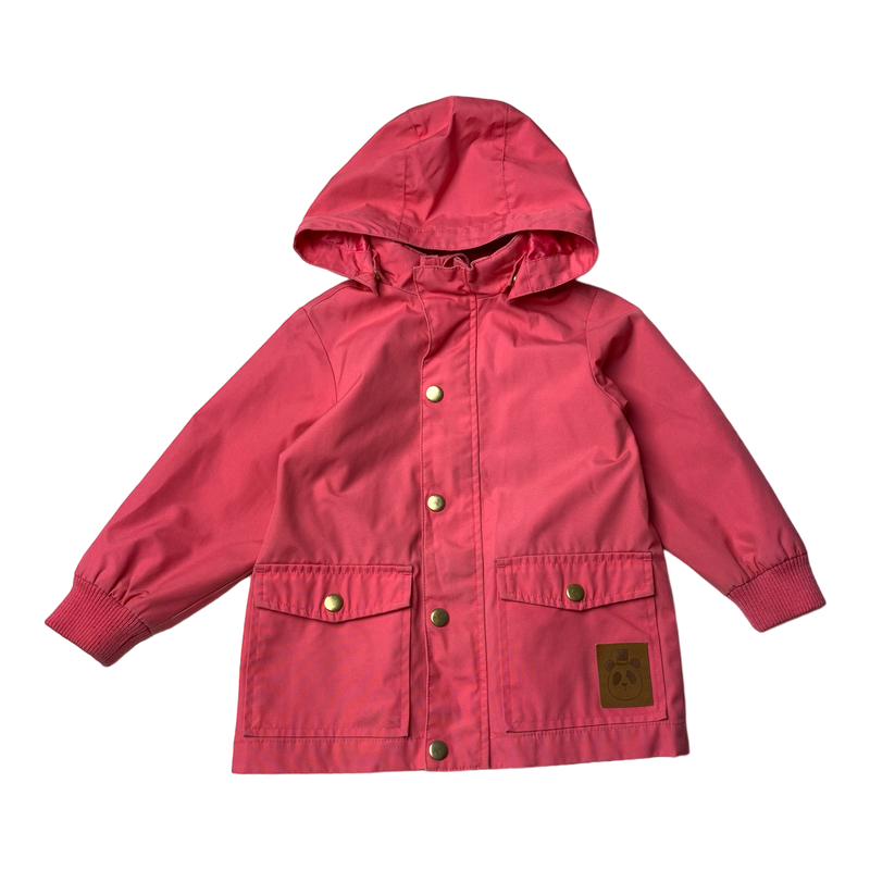 Mini Rodini pico jacket, hot pink | 92/98cm
