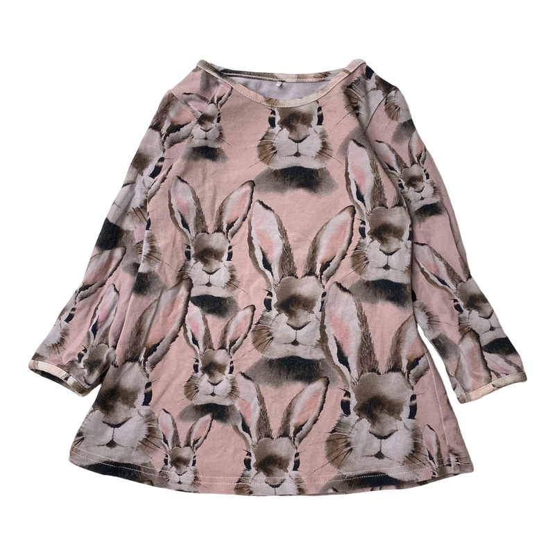 Metsola dress, bunny | 74/80cm