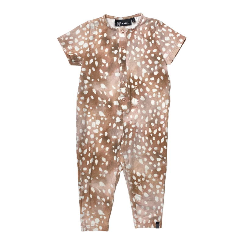 Kaiko jumpsuit, copper bambi | 74/80cm