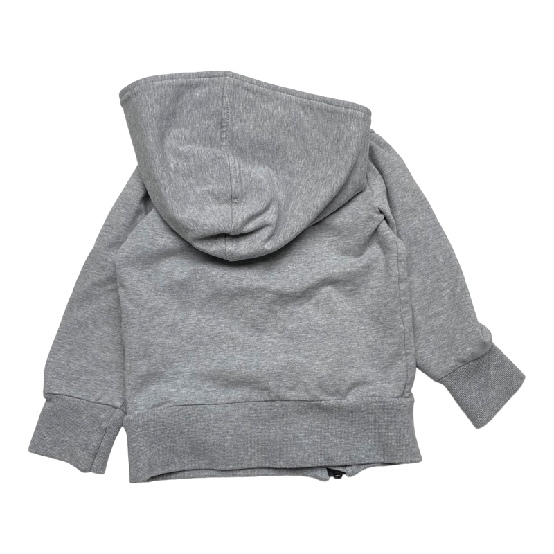 Gugguu zipper hoodie, gray | 86cm