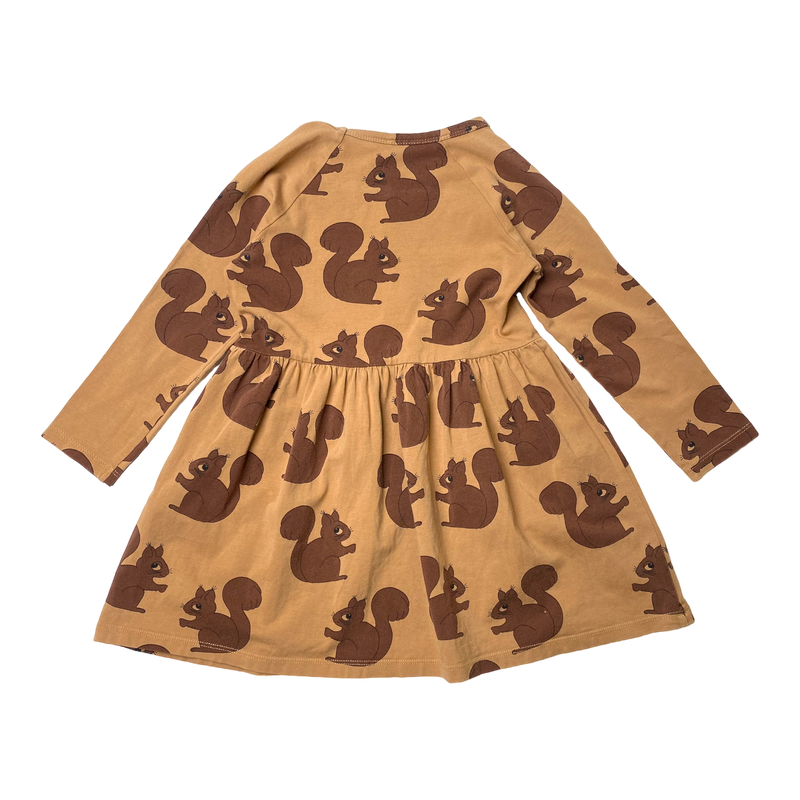 Mini Rodini dress, squirrel | 92/98cm