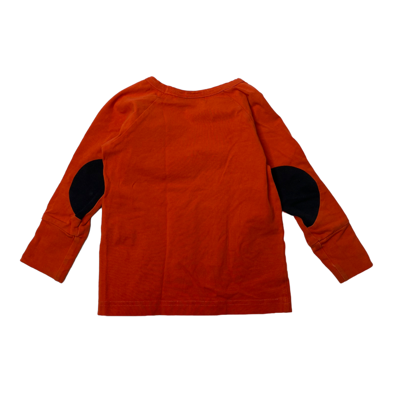 Papu patch shirt, orange | 74/80cm