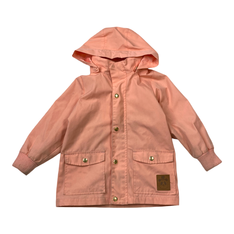 Mini Rodini pico jacket, peach | 104/110cm