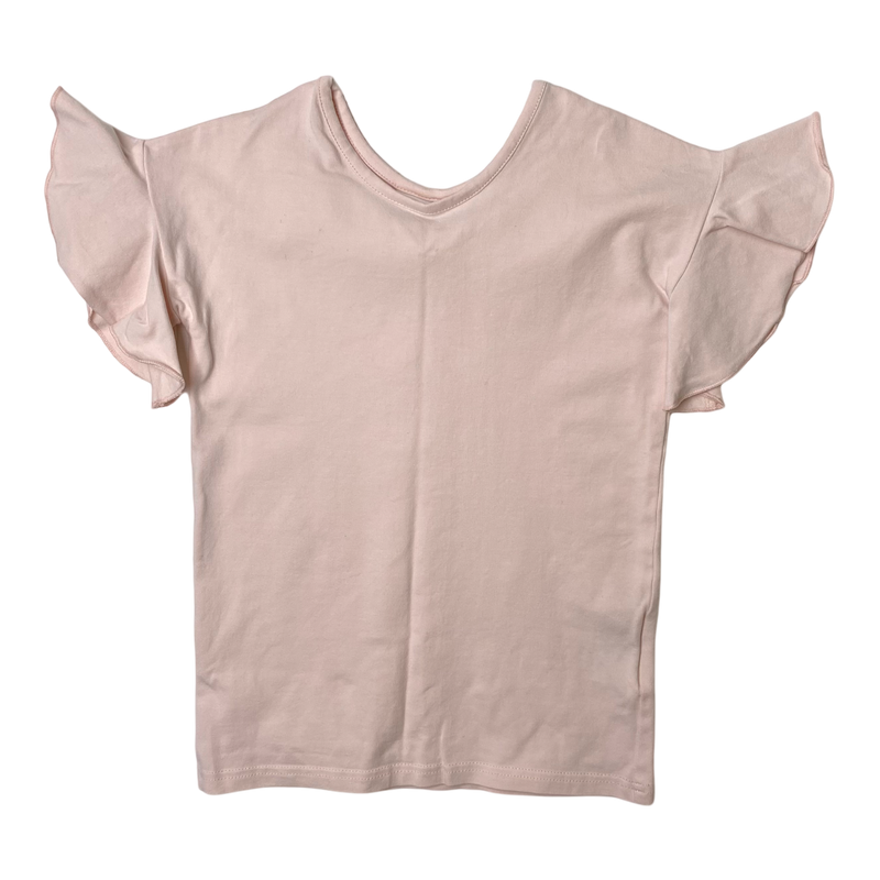 Gugguu frill t-shirt, pink | 110cm