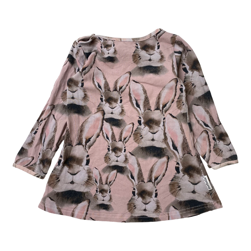Metsola dress, bunny | 74/80cm