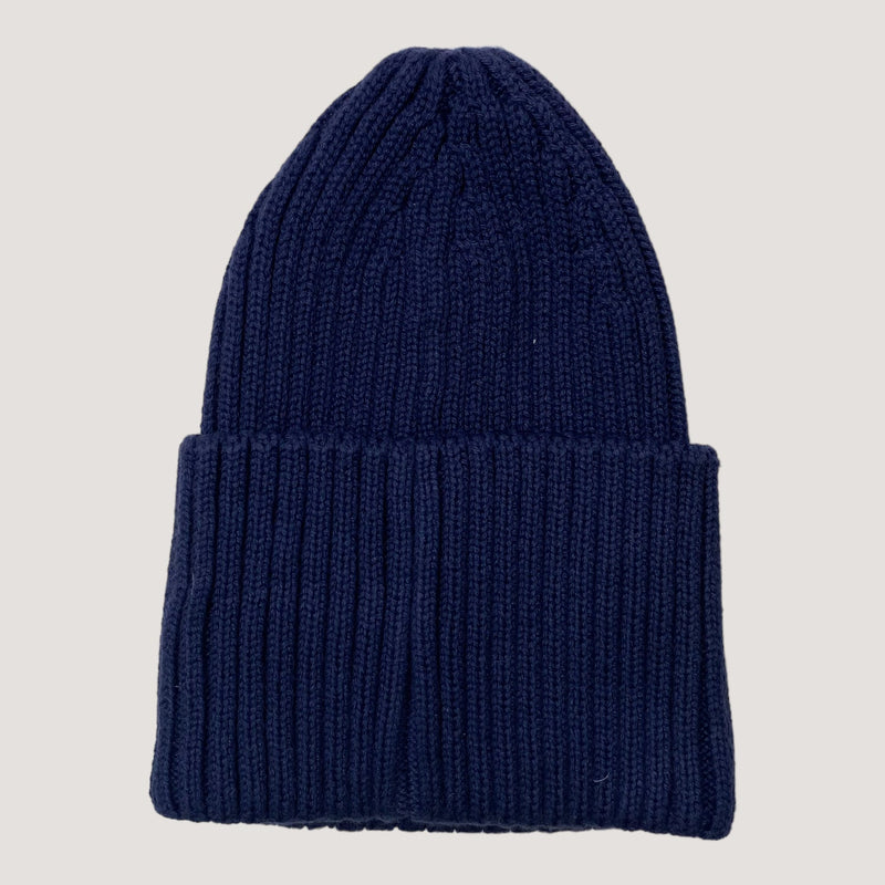 Reima knitted rib beanie, midnight blue | 48/50cm