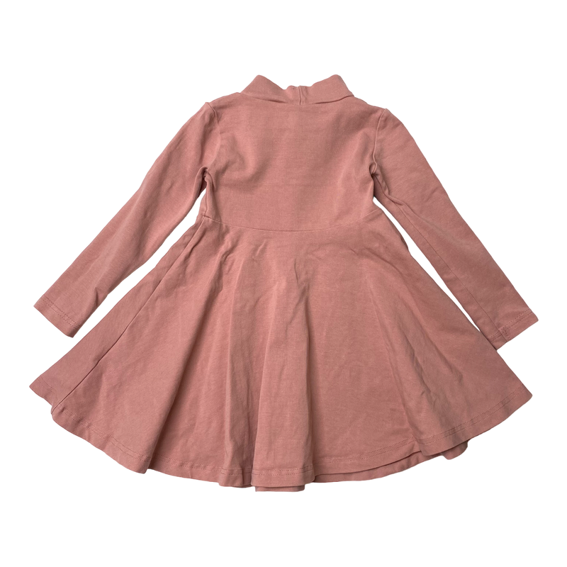 Gugguu turtleneck dress, salmon | 80cm