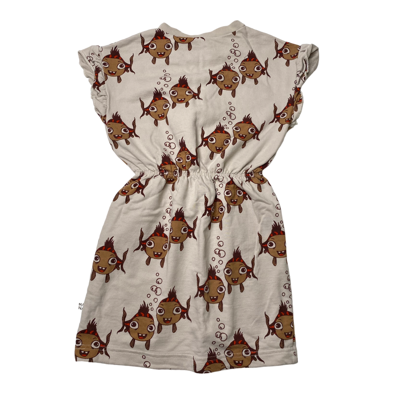 Mainio dress, gold fish | 110/116cm