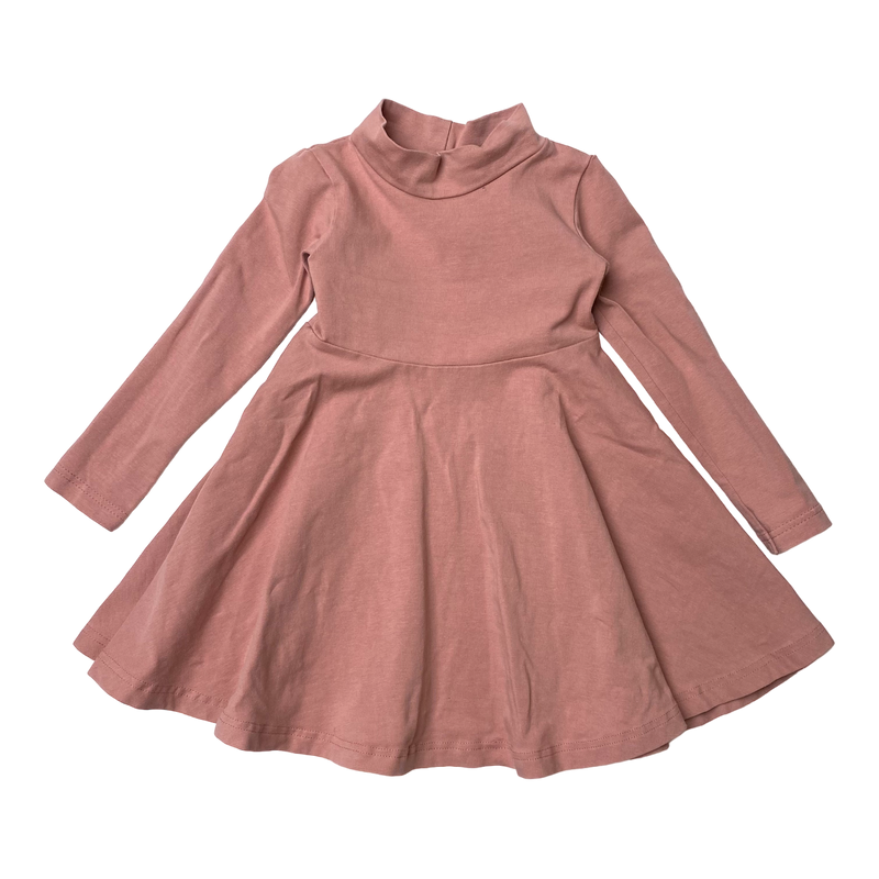 Gugguu turtleneck dress, salmon | 80cm