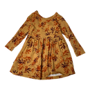 Kaiko dress, leaves | 86/92cm