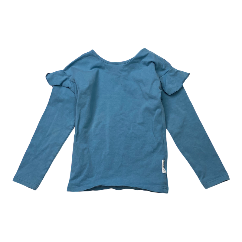 Gugguu frill shirt, blue | 92cm