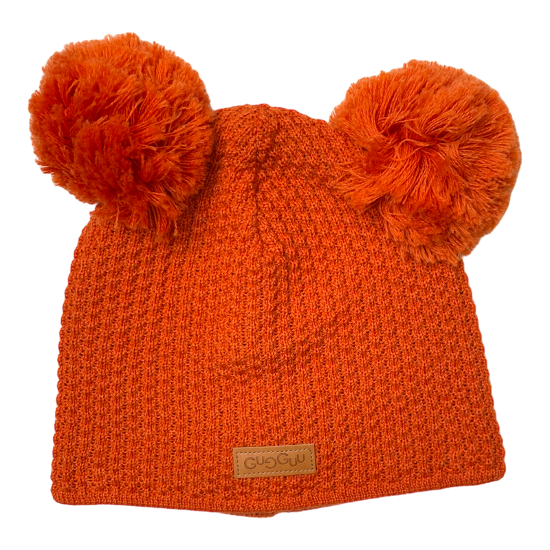 Gugguu merino beanie, orange | 55/56cm