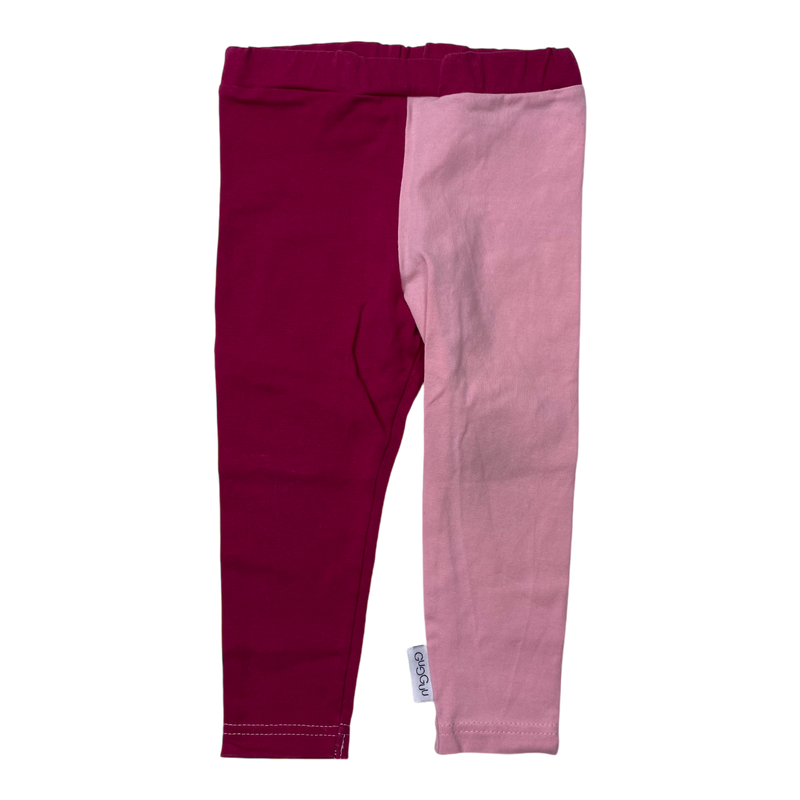 Gugguu block leggings, pink | 68cm